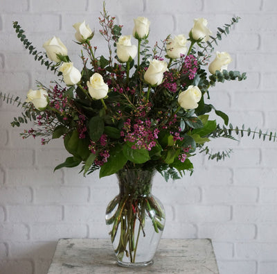 One Dozen Ultimate White Roses One Dozen Ultimate White Roses