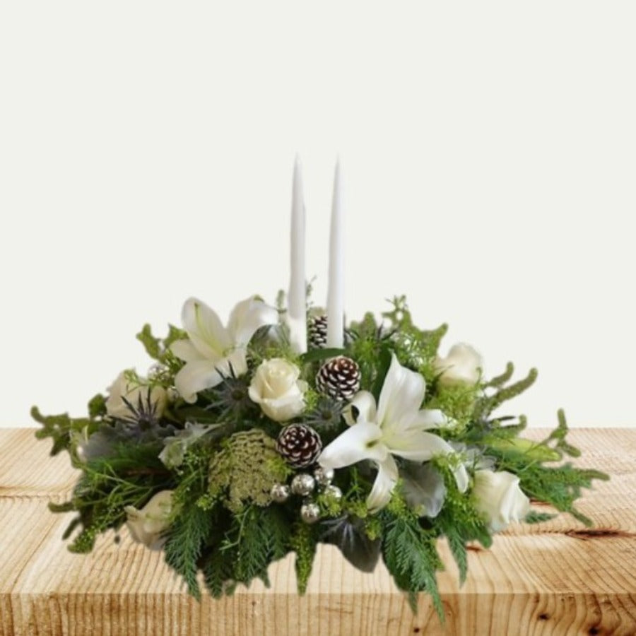 Garland Greens Centerpiece