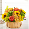 Harvest Sunflower Basket