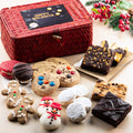 Regalo de muestra de galletas de muñeco de nieve de Navidad