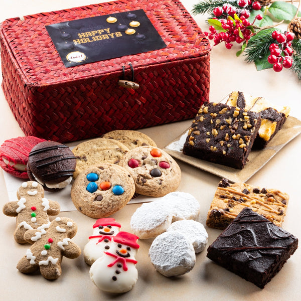 Regalo de muestra de galletas de muñeco de nieve de Navidad