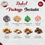 Caja de regalo de dulces clásicos navideños