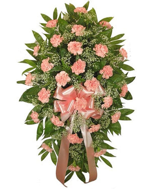 Timeless Traditions Pink Carnation Standing Spray