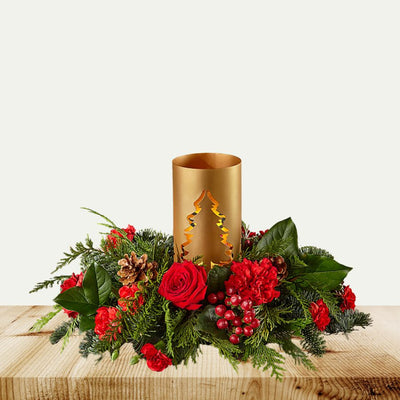 Evergreen Glow Centerpiece Evergreen Glow Centerpiece