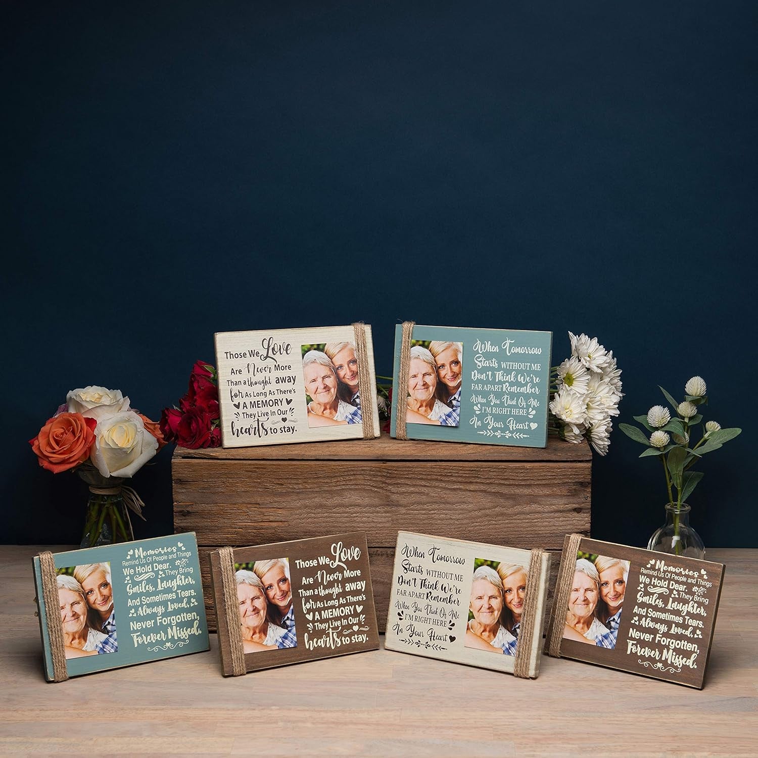 Memorial Picture Frame for Lost Loved One,In Memory of Loved One Gifts,Bereavement Gifts for Loss of Father, Mother, Grandparents,Memorial Frames for Loved One, Holds 4"X6" Photo,Wholesale Pricing