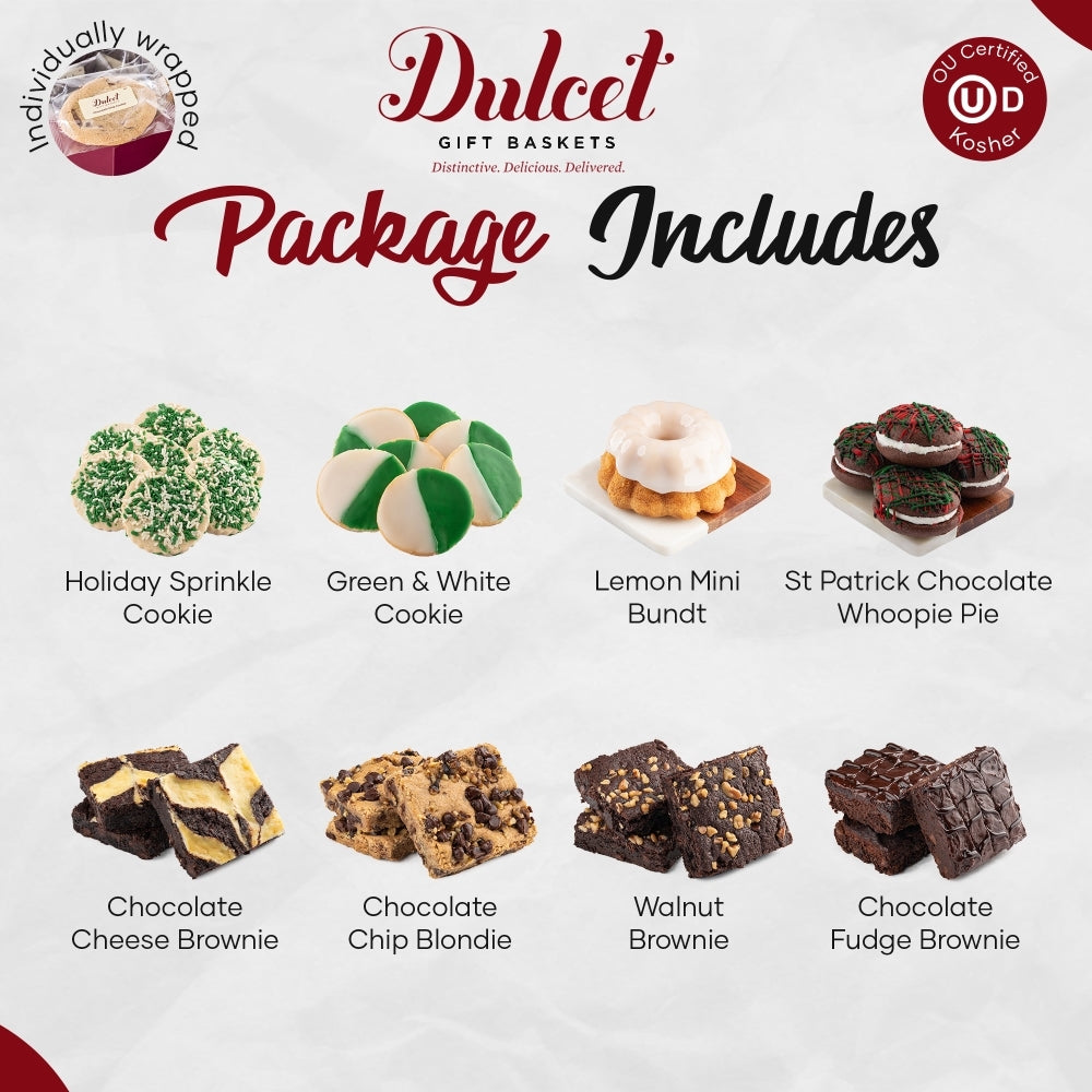Gourmet Irish Luck Treat-Filled Gift Basket