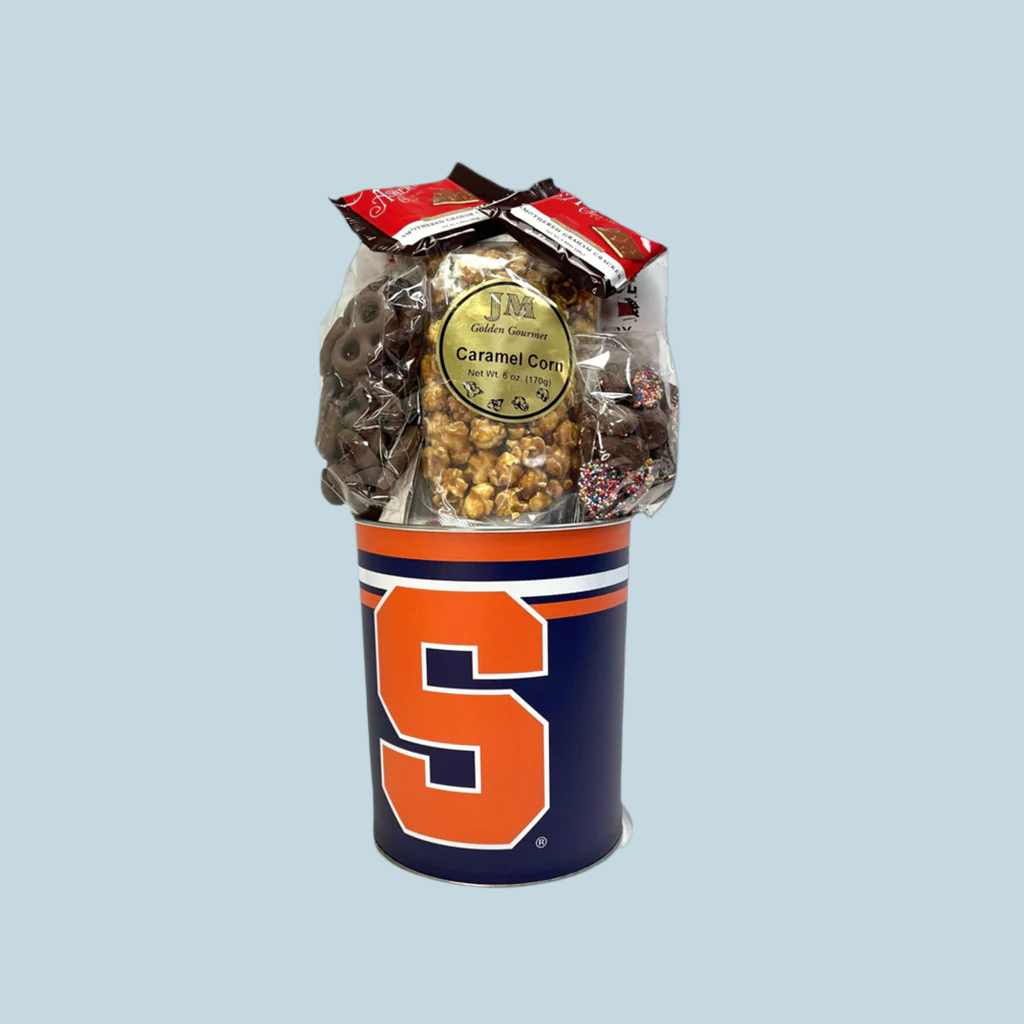 JGB Sports - Syracuse Orange Gift Tin Basket - Made In America