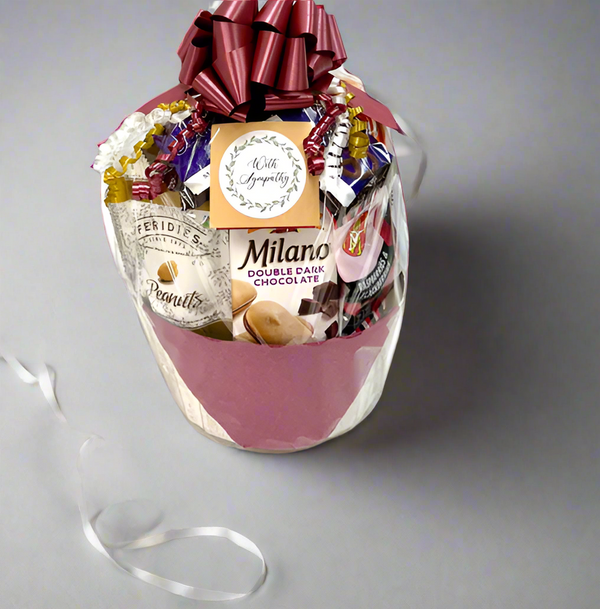 Petit panier cadeau de condoléances
