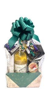 Petit panier-cadeau de vin de Jenny