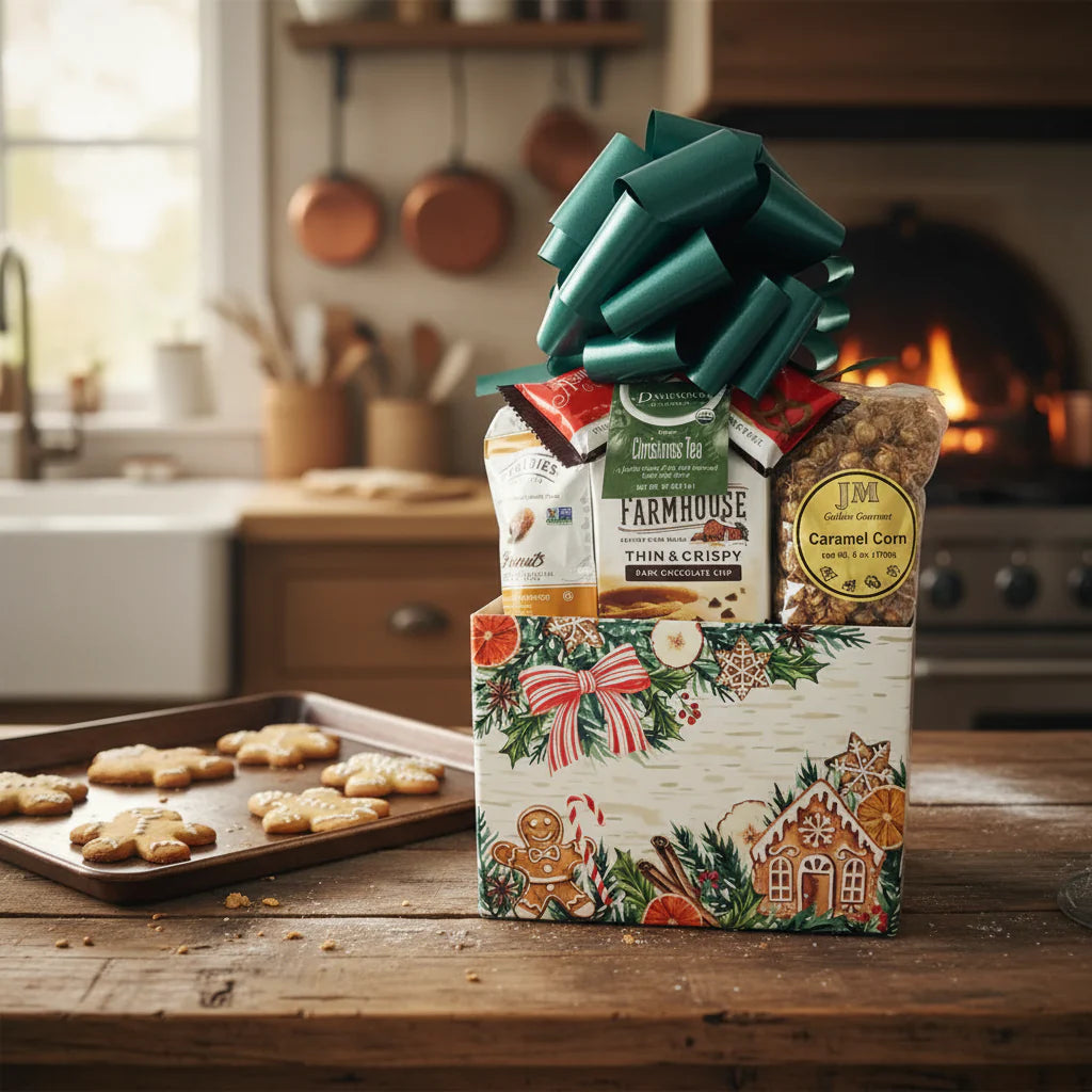 Large Gingerman Holiday Gift Box