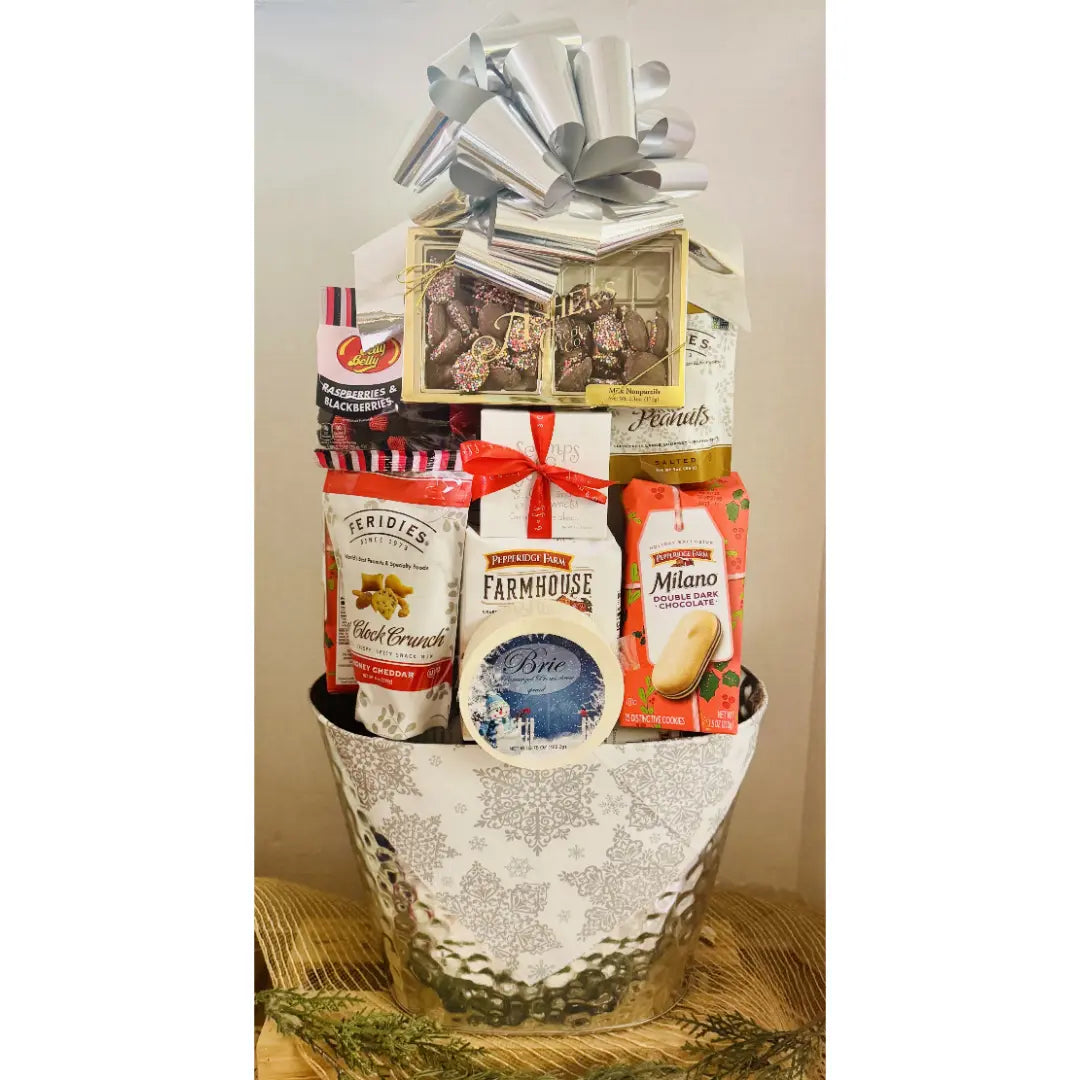 Silver Holiday Bushel