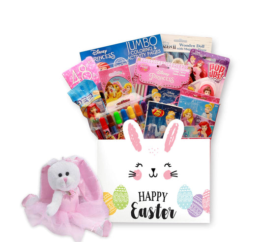 Disney Princess Easter Gift Box w- Easter Bunny Plush