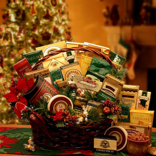 Grand Gatherings Holiday Gourmet Gift Basket