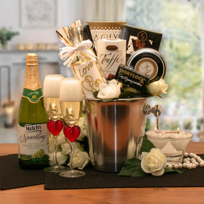 Romantic Evening For Two Gift Basket