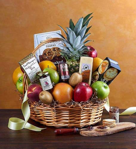 Deluxe Fruit & Gourmet Baskets
