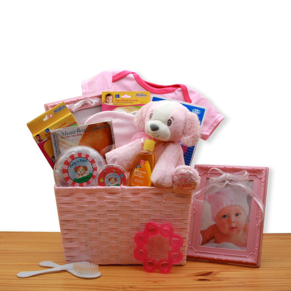 Personalised My 1st Bunny Baby Girl Gift Hamper - Heavensent Baby Gifts