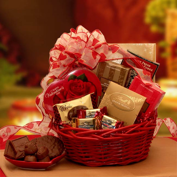 Be My Valentine Basket  A Gift Basket Full – A Gift Basket Full by  Carolina Gift Baskets
