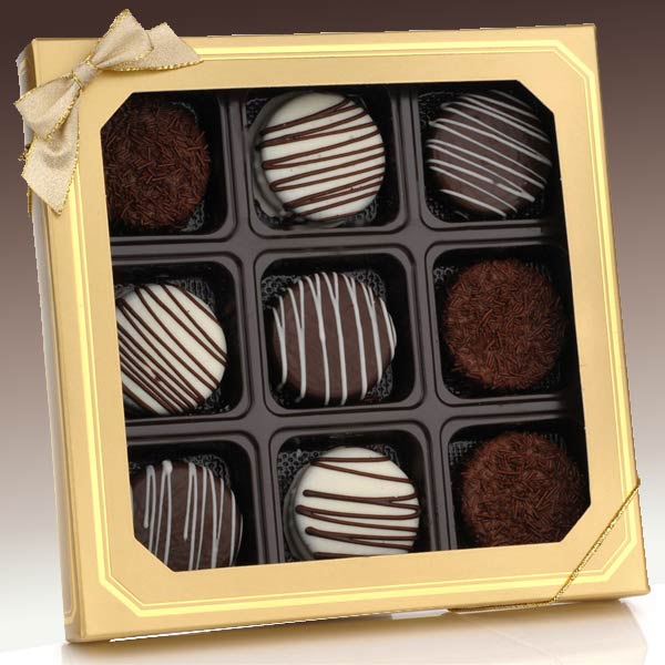 Classic Chocolate Dipped Oreo Cookies Gift Box