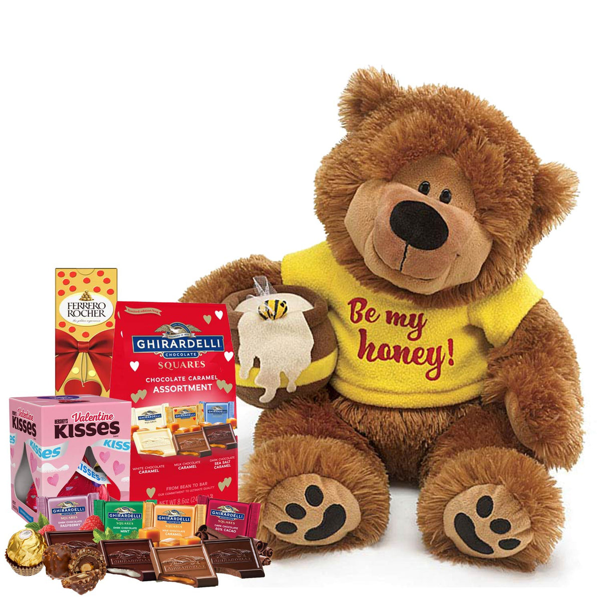 Be My Honey Bear & Chocolates Gift Set