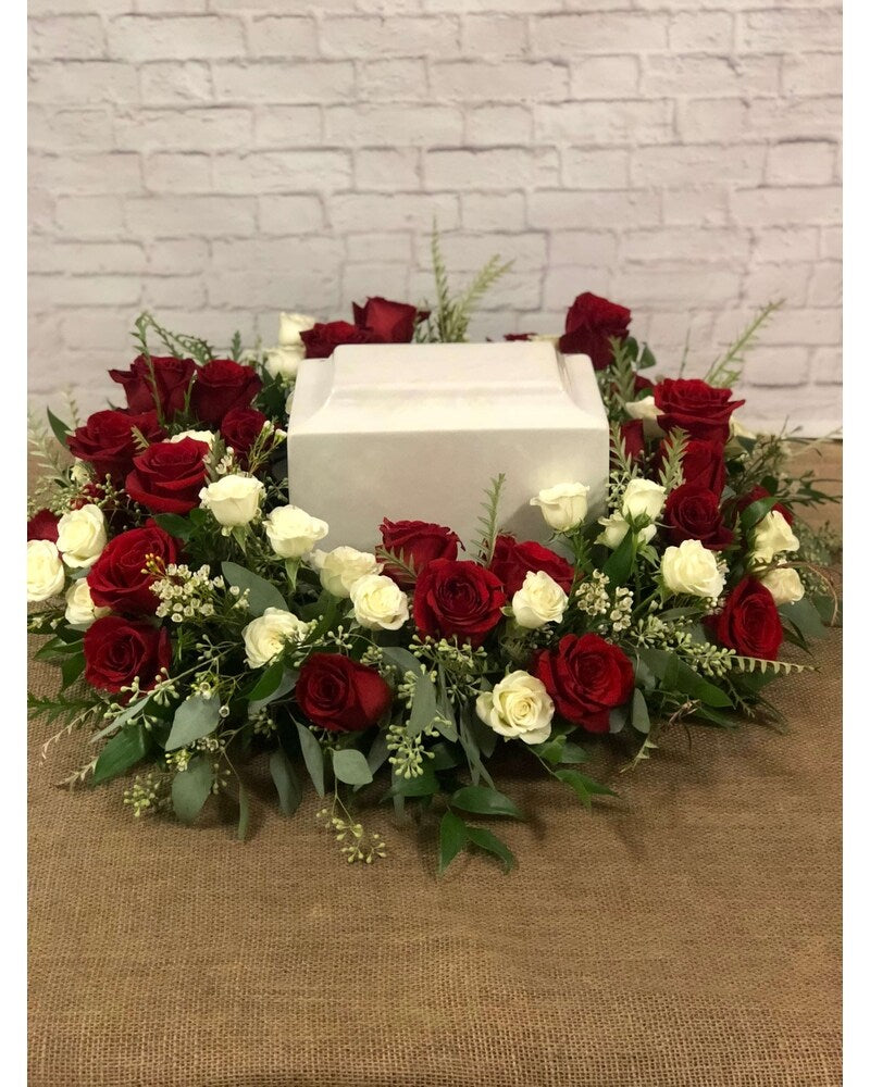 Rose Cremation Wreath
